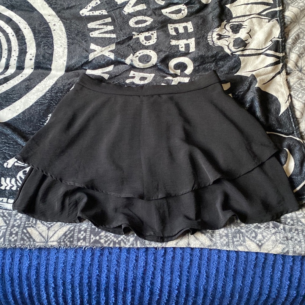 Black summer skirt